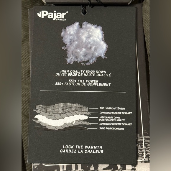 NWT Pajar Kids Winter Parka - Dark green with black trims- Size 18 - Picture 14 of 17